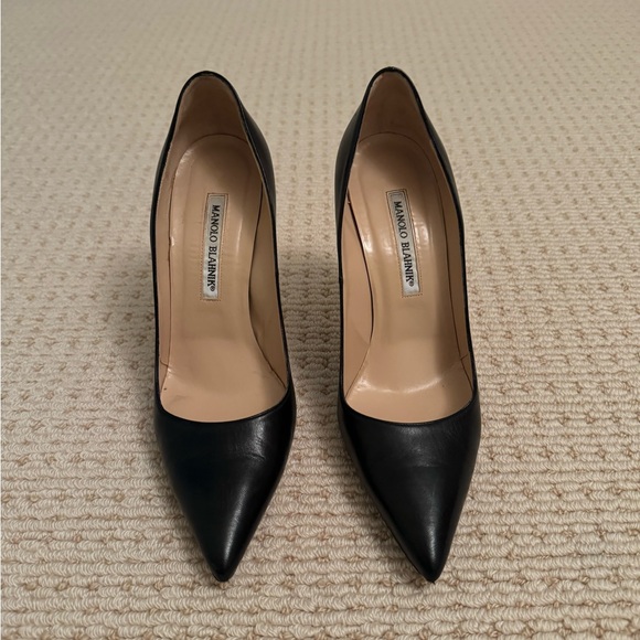 Black Manolo Blahnik Heels - Picture 3 of 5